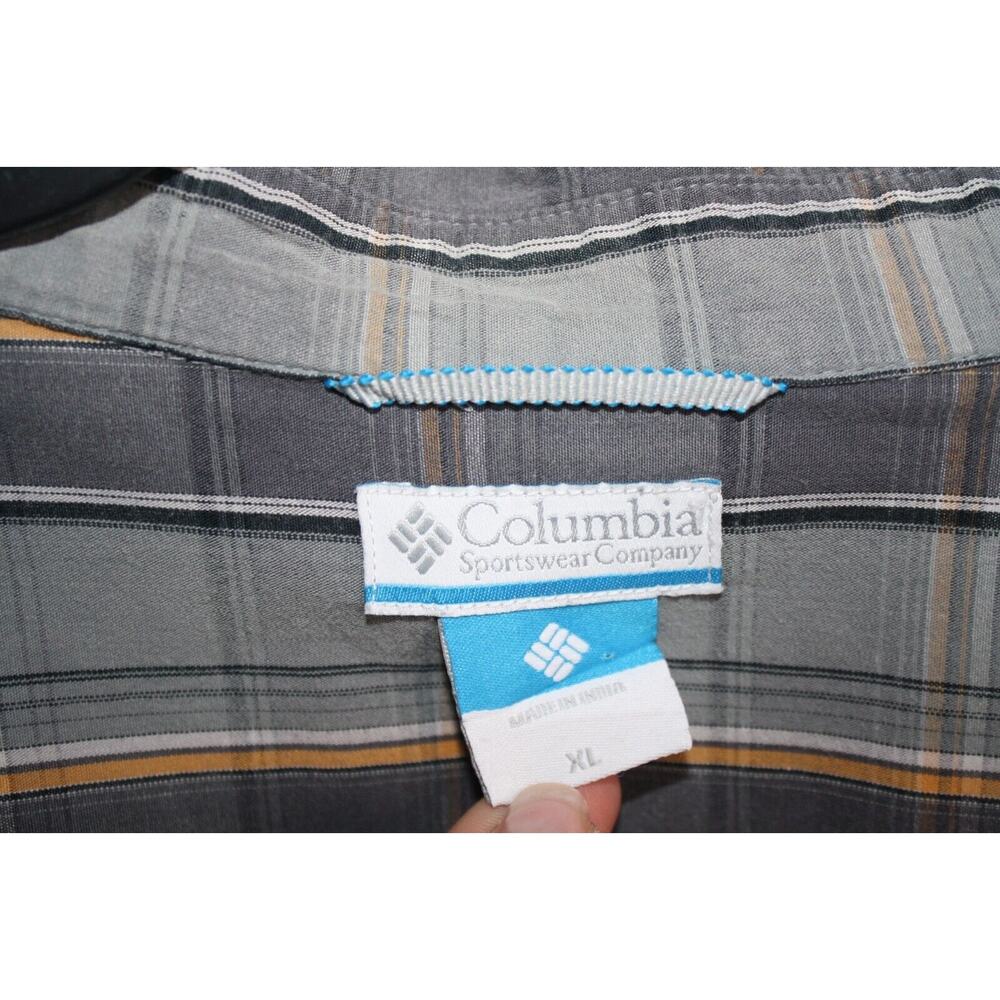 Columbia Men's XL Button Down‎ Casual Shirt Utility Long Sleeve Stripped - Picture 3 of 4